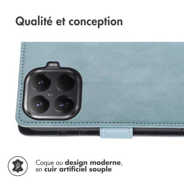 imoshion Étui de télephone portefeuille de luxe Xiaomi 15T Pro - Bleu clair