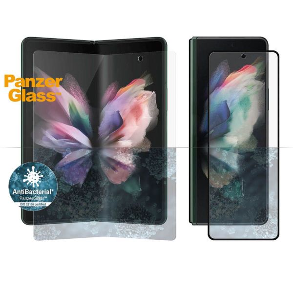 PanzerGlass Protection d'écran en verre trempé Case Friendly Samsung Galaxy Z Fold3 - Zwart