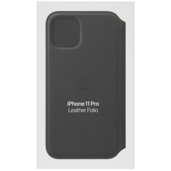Apple Étui de télephone portefeuille Leather Folio Apple iPhone 11 Pro - Noir