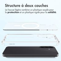 Accezz Coque arrière Xtreme Impact avec MagSafe Samsung Galaxy A27 (5G) - Transparent