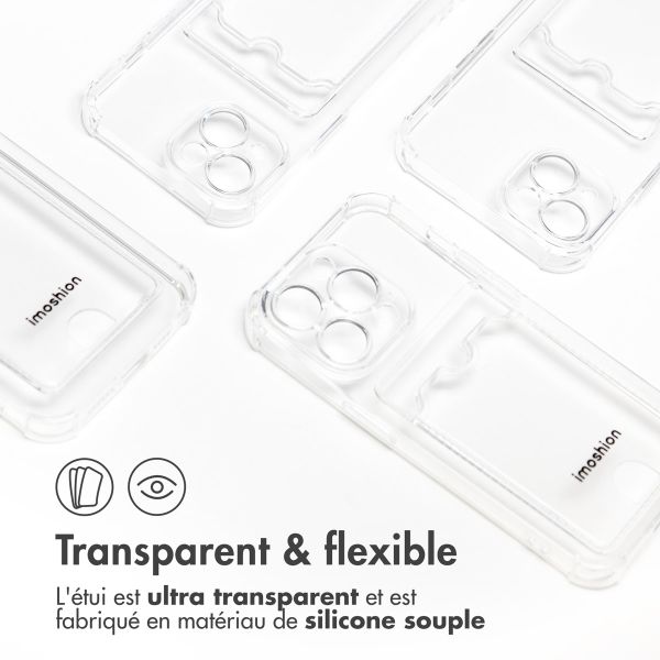 imoshion Coque silicone avec support de passe Samsung Galaxy S24 - Transparent