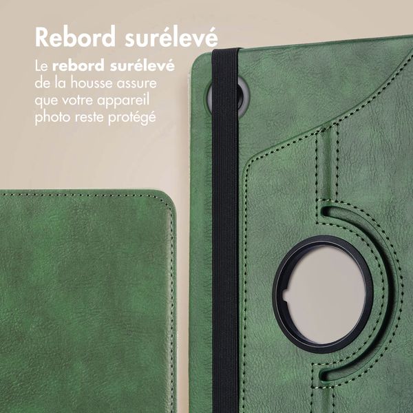 imoshion Coque tablette rotatif à 360° Samsung Galaxy Tab A11 / A9 8.7 pouces - Vert
