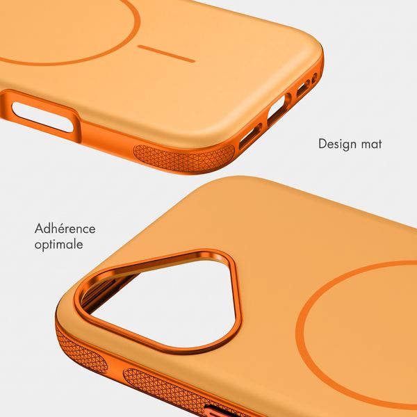 imoshion Coque arrière Color avec Thin MagSafe Ring Apple iPhone 17 - Orange