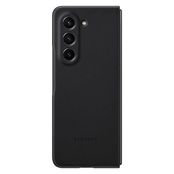 Samsung Coque éco-cuir originale Samsung Galaxy Z Fold 5 - Gris foncé