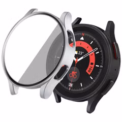 imoshion Coque rigide à couverture complète Samsung Galaxy Watch 4 - 40 mm - Argent