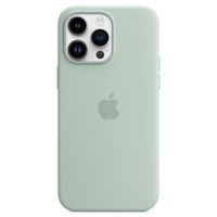 Apple Coque en silicone MagSafe Apple iPhone 14 Pro Max - Succulent