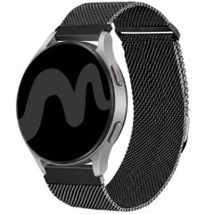 imoshion Bracelet magnétique milanais  - Connexion universelle 20 mm - Taille S - Noir