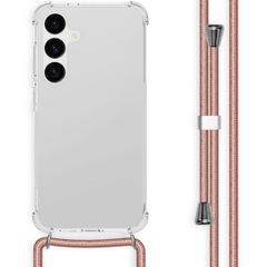 imoshion Coque arrière transparente avec cordon Samsung Galaxy S24 Plus - Rose Doré