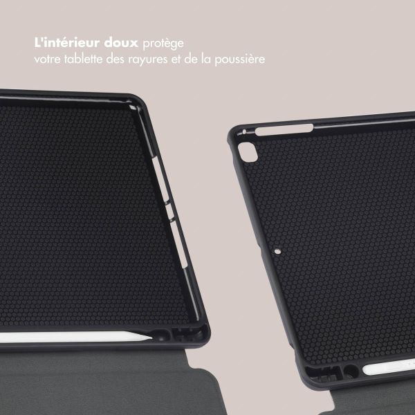Selencia Coque tablette Vivid Apple iPad 6 (2018) 9.7 pouces / iPad 5 (2017) 9.7 pouces - Art Wave Black
