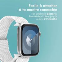 imoshion Bracelet nylon tissé Apple Watch | 38/40/41/42 mm - Blanc