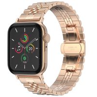 Selencia Bracelet Metallique Jubilee Apple Watch | 38/40/41/42 mm - Rose Doré