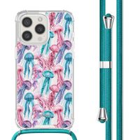 imoshion Coque Design avec cordon Apple iPhone 15 Pro Max - Jellyfish Watercolor