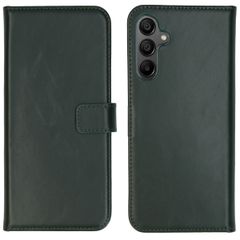 Selencia Étui portefeuille en cuir véritable Samsung Galaxy A15 (5G/4G) - Vert