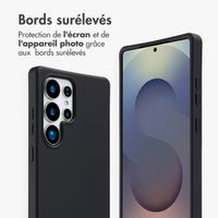 imoshion Coque arrière Color avec cordon amovible et MagSafe Samsung Galaxy S25 Ultra - Noir
