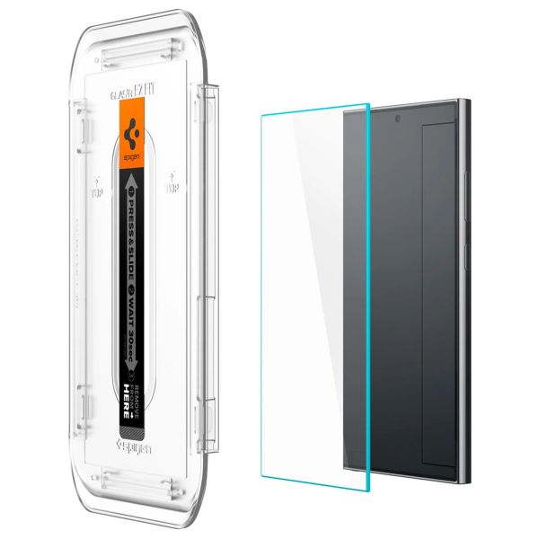 Spigen Protection d'écran en verre trempé GLAStR Fit 2 Paquets + Applicator Samsung Galaxy S24 Ultra