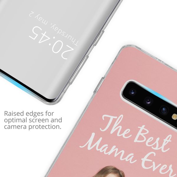 Concevez votre propre coque transparente Samsung Galaxy S10 - Transparent