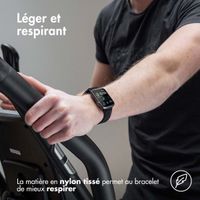 imoshion Bracelet en nylon élastique  - Connexion universelle 20 mm - Noir