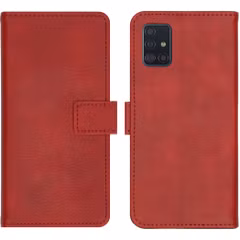 imoshion Étui de télephone portefeuille de luxe Samsung Galaxy A51 - Rouge
