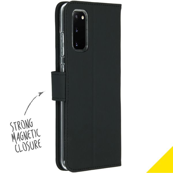 Accezz Étui de télephone Wallet Samsung Galaxy S20 - Noir