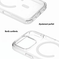 Selencia Coque arrière Rivièra MagSafe avec crochets amovibles Apple iPhone 18 Pro / 17 Pro - Transparent