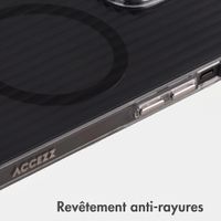 Accezz Coque arrière Lite avec MagSafe | Fluted | Apple iPhone 13 - Noir