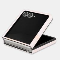 Selencia Coque arrière Vivid avec MagSafe Samsung Galaxy Z Flip 8 - Golden Beige Marble