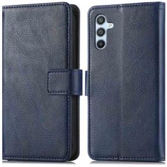 imoshion Étui de télephone portefeuille de luxe Samsung Galaxy A34 (5G) - Bleu foncé