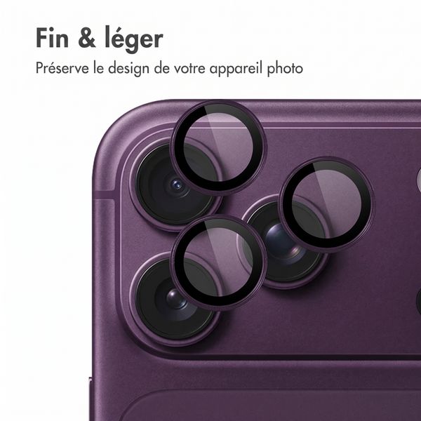 imoshion Lot de 2 protections d'objectif de caméra pour Apple iPhone 18 Pro / 18 Pro Max - Plum