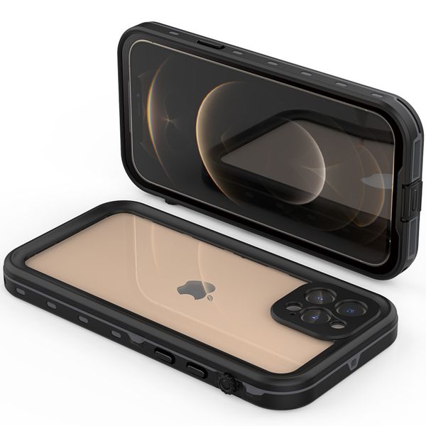 Redpepper Coque imperméable Dot Plus Apple iPhone 12 Pro - Noir