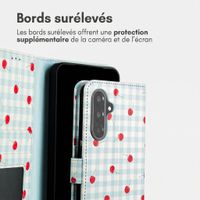 imoshion Étui de télephone portefeuille Design Samsung Galaxy A37 (5G) - Cherry Check