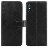 imoshion Étui de télephone portefeuille de luxe Xiaomi Redmi 9A - Noir