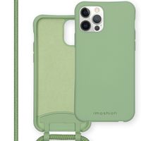 imoshion Coque de couleur avec cordon amovible Apple iPhone 12 (Pro) - Vert