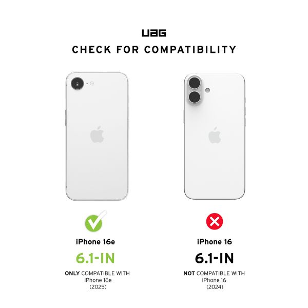 UAG Coque Pathfinder MagSafe Apple iPhone 17e / 16e - Noir