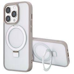 Accezz Coque Ring Stand avec MagSafe Apple iPhone 14 Pro Max - Gris