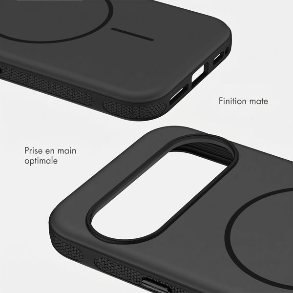 imoshion Coque arrière Color avec Thin MagSafe Ring Google Pixel 9 / 9 Pro - Noir