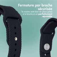 imoshion Bracelet tressé en silicone Apple Watch | 44/45/46/49 mm - Noir