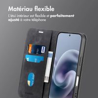 imoshion Étui de téléphone portefeuille Slim Motorola Moto G86 Power - Noir