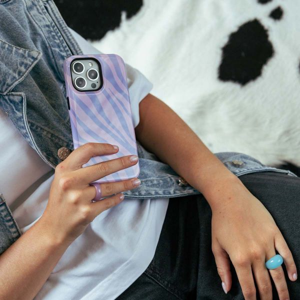 Selencia Coque arrière Vivid Samsung Galaxy A15 (5G/4G) - Zebra Light Pink Lilac