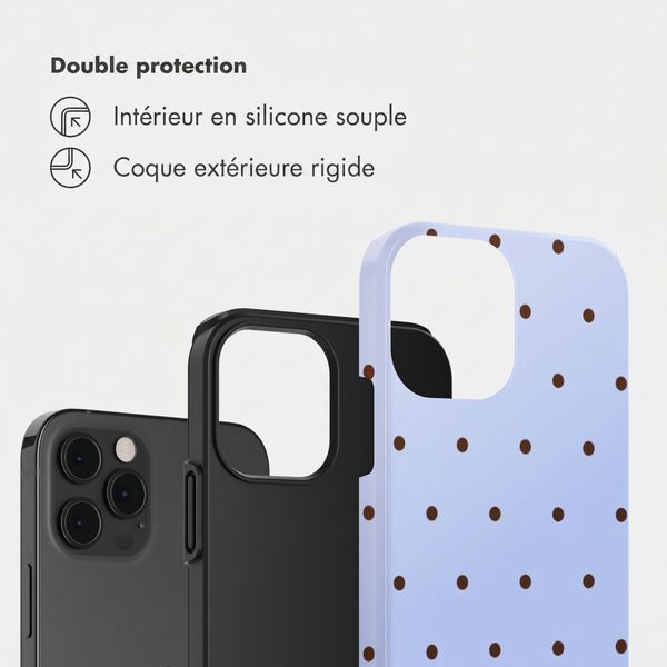 Selencia Coque arrière Vivid Apple iPhone 12 (Pro) - Happy Dots Digital Sky
