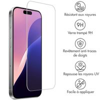 Accezz Protection d'écran en verre trempé 2-pack Apple iPhone 16 Pro Max / 17 Pro Max
