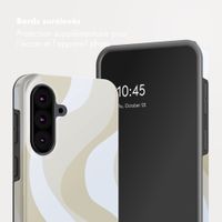Selencia Coque arrière Vivid Samsung Galaxy A37 (5G) - Desert Waves Beige