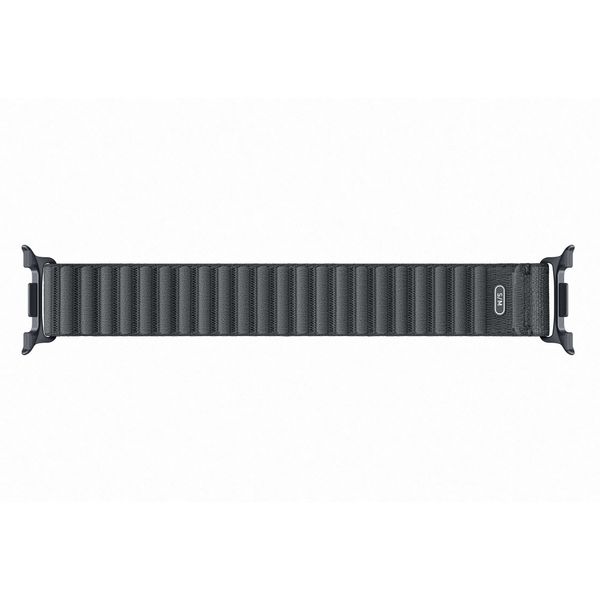 Samsung Bracelet en tissu original Samsung Galaxy Watch 9 (40/44mm) / Watch 8 (40/44mm) / Classic (46mm) - Taille S/M - Noir