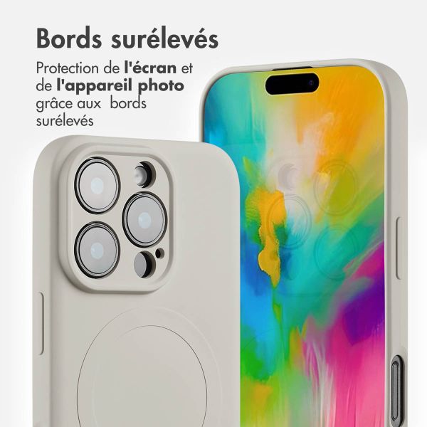 imoshion Coque Couleur avec MagSafe Apple iPhone 16 Pro Max - Beige