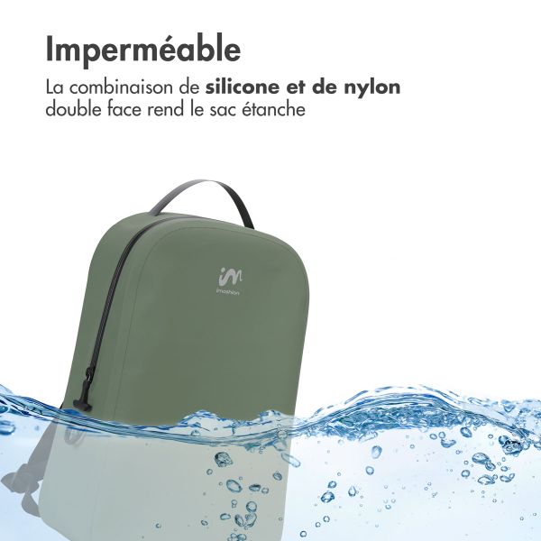 imoshion Sac à dos Hermétique et Étanche 10L - Petit - Vert armée