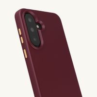 Selencia Coque arrière Rivièra avec MagSafe avec crochets amovibles Samsung Galaxy A36 / A56 - Bold Burgundy