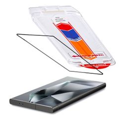 Accezz Protecteur d'écran en verre trempé + Applicateur Samsung Galaxy S24 Ultra