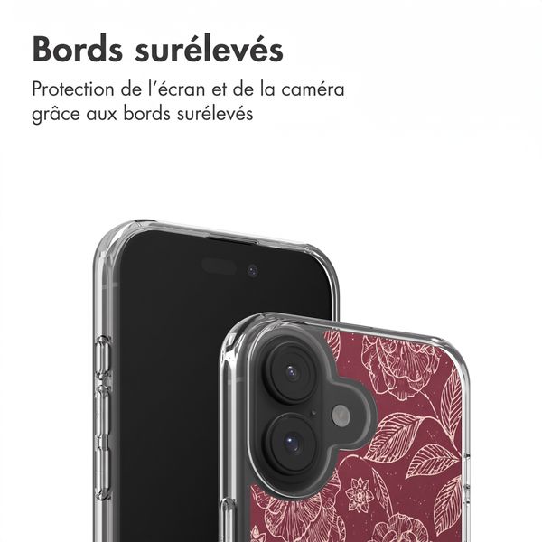 imoshion Coque Design Apple iPhone 17 - Deep Rose