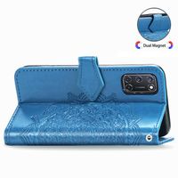 Etui de télephone portefeuille Mandala Oppo A52 / Oppo A72 / Oppo A92 - Turquoise