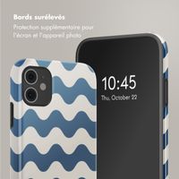 Selencia Coque arrière Vivid Apple iPhone 11 - Wave Vibes Classic Blue