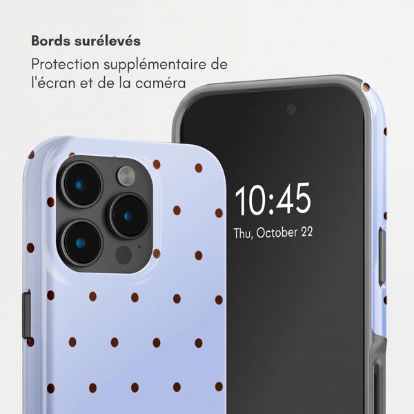 Selencia Coque arrière Vivid Apple iPhone 15 Pro - Happy Dots Digital Sky